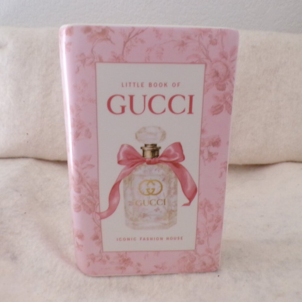 Ceramic Gucci Book Vase Planter Little Book of Gucci Iconic Fashion House